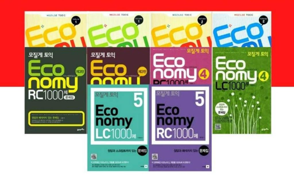 Sách tiếng Anh hỗ trợ TOEIC: Bộ Sách Economy TOEIC (Volume 1, 2, 3)