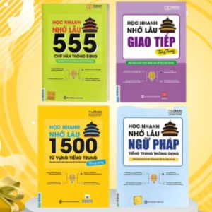 Combo Sách Học Nhanh Nhớ Lâu Tiếng Trung - 4 Quyển