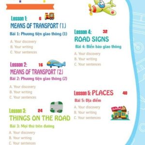 Sách Easy English Writing For Kid – Bé tham gia giao thông