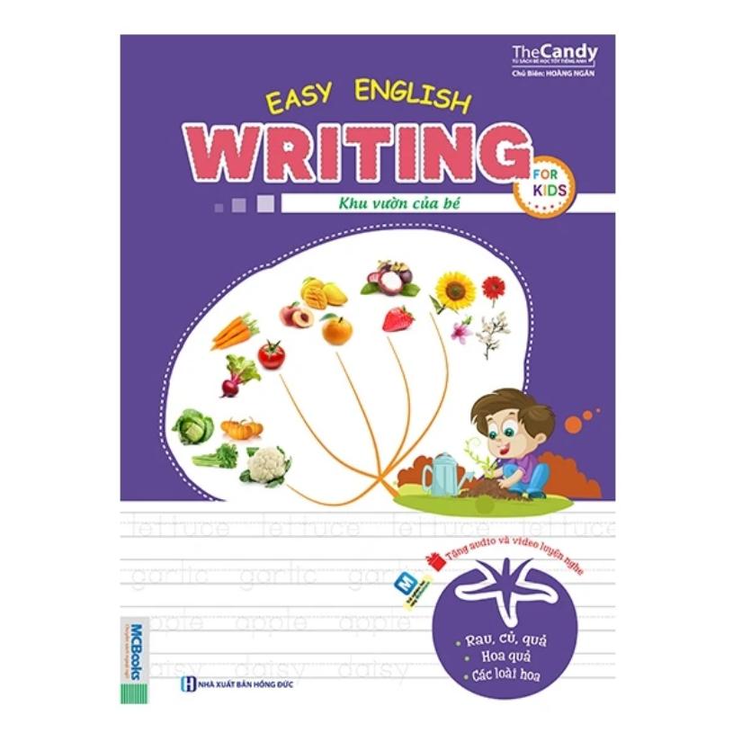 Sách Easy English Writing for Kid – Khu vườn của bé