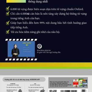 Sách Ứng dụng siêu trí nhớ 6000 từ vựng tiếng Anh thông dụng nhất