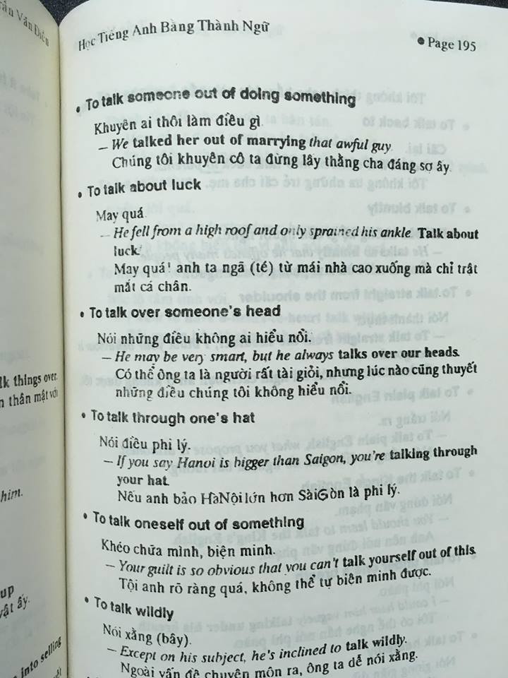 Sách Học Tiếng Anh bằng thành ngữ 
