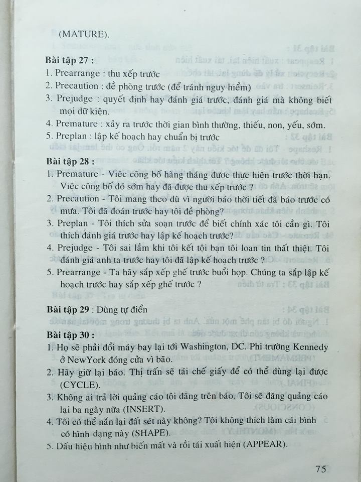 Sách Trau giồi vốn từ tiếng Anh