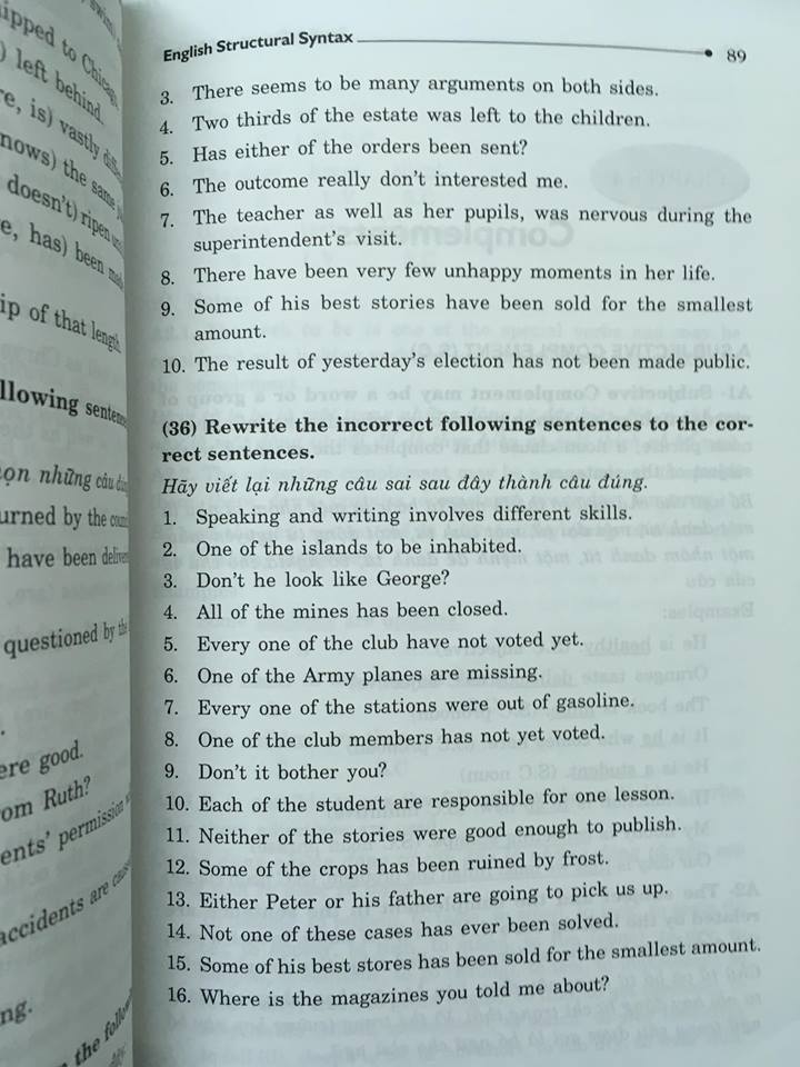Sách english structural syntax systematic and scientific