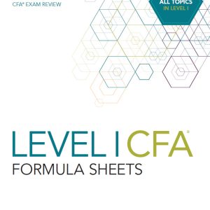 Sách 2019 CFA Level I Formula Sheets, Covers All topics In level 1 PDF - Wiley