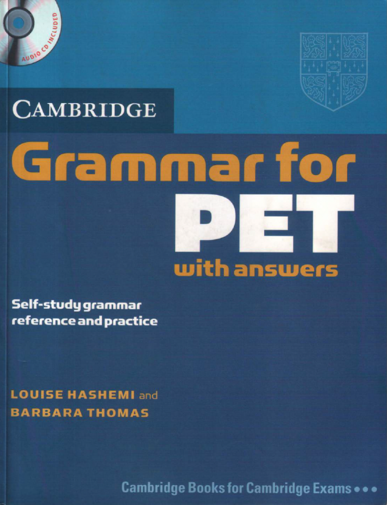 Sách Grammar for PET with answers