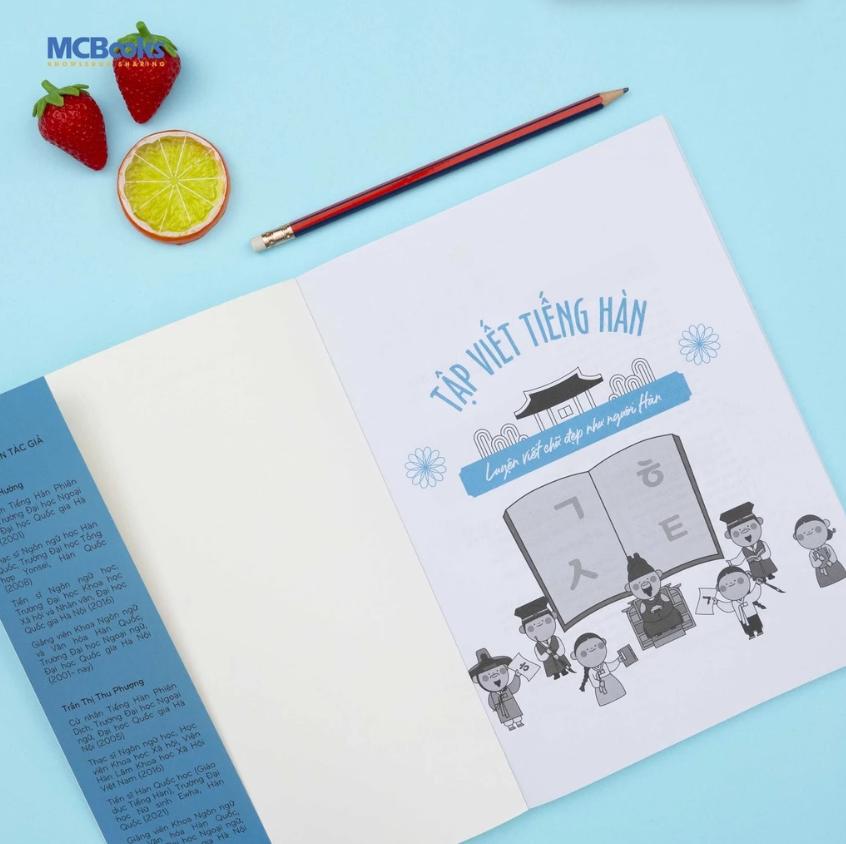 Sách Tập Viết Tiếng Hàn – Luyện Viết Chữ Đẹp Như Người Hàn