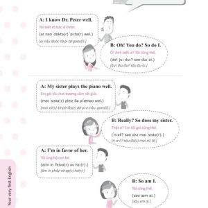 Sách Your very first English Tự học nghe nói tiếng Anh chuẩn dễ nhanh – Volume 1