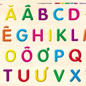 Sách Cùng con chơi và học – Bảng chữ cái tiếng Việt