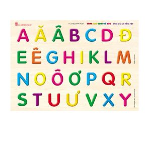 Sách Cùng con chơi và học – Bảng chữ cái tiếng Việt