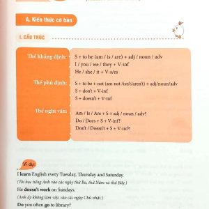 Sách Ngữ Pháp Và Giải Thích Ngữ Pháp Tiếng Anh Cơ Bản Và Nâng Cao - Tập 2