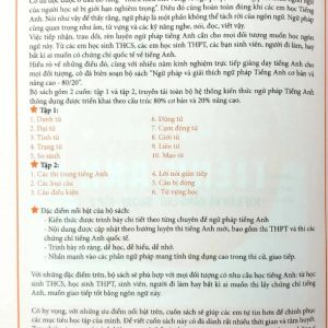 Sách Ngữ Pháp Và Giải Thích Ngữ Pháp Tiếng Anh Cơ Bản Và Nâng Cao - Tập 2