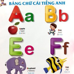 Sách Từ điển anh bằng hình chủ đề bảng chữ cái, số đếm, hình dạng, màu sắc, cờ các nước