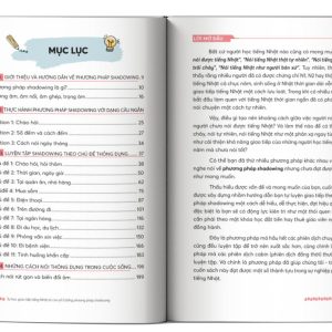 Sách Tự Học Tiếng Nhật Từ Con Số 0 Bằng Phương Pháp Shadowing