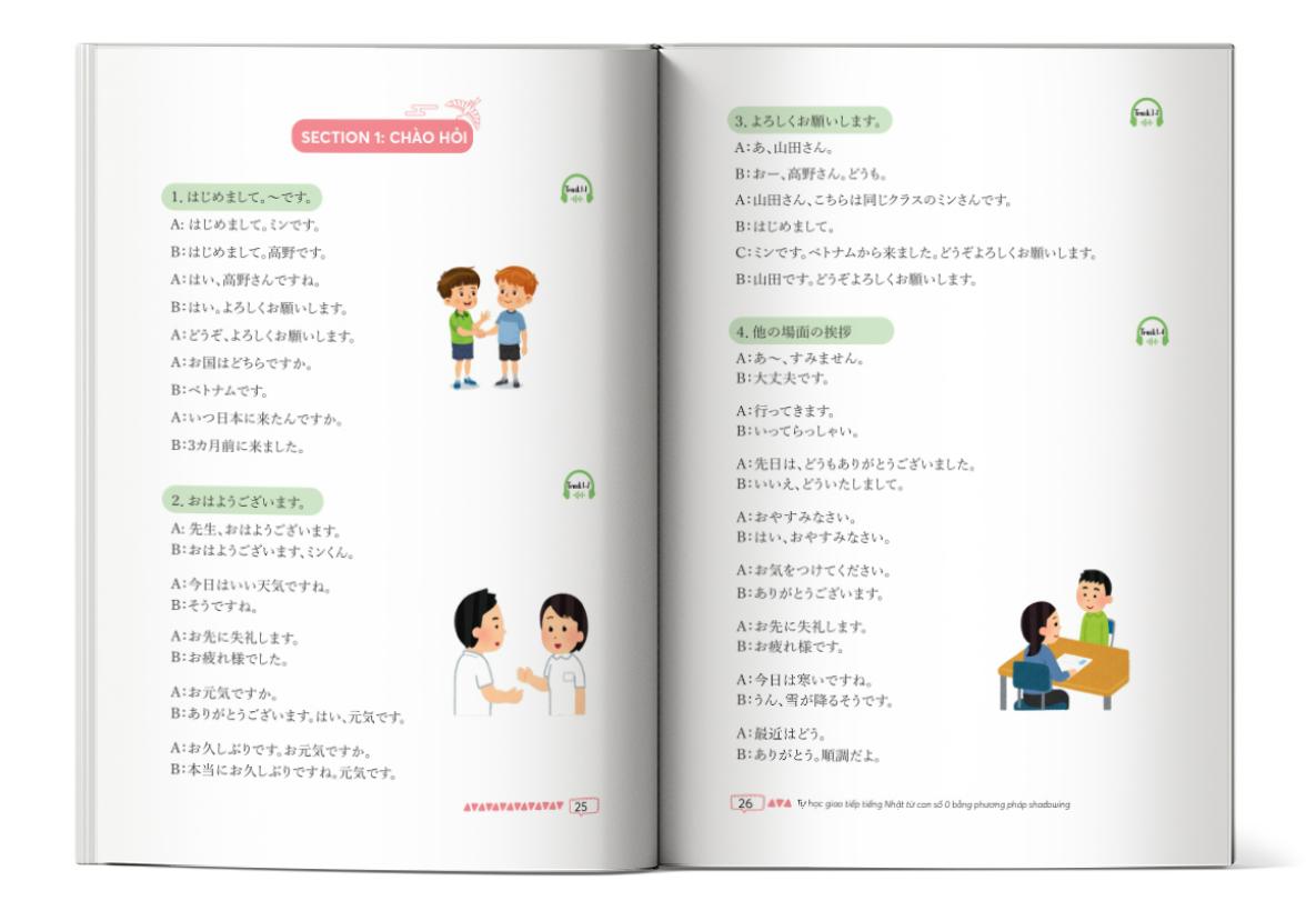 Sách Tự Học Tiếng Nhật Từ Con Số 0 Bằng Phương Pháp Shadowing