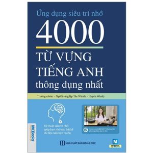 Sách Ứng dụng siêu trí nhớ 4000 từ vựng tiếng Anh thông dụng nhất
