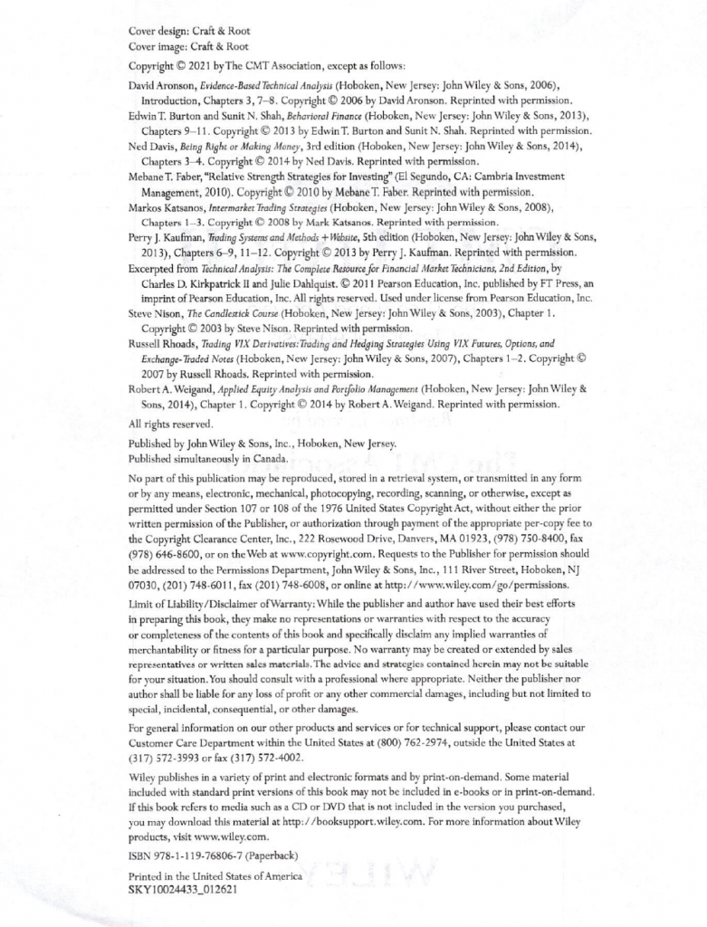 Sách CMT Level II Curriculum 2021