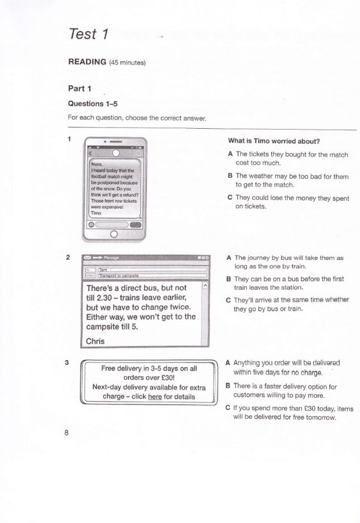 Sách B1 Preliminary 2 Authentic Practice Tests 