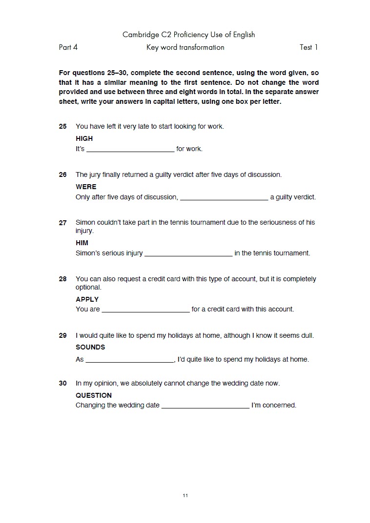 Sách Use Of English - Ten More Practice Tests For Cambridge C2 Proficiency