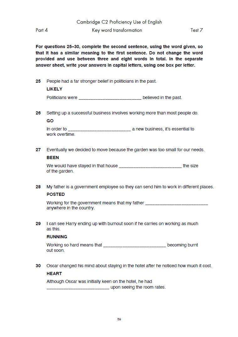 Sách Use Of English - Ten More Practice Tests For Cambridge C2 Proficiency