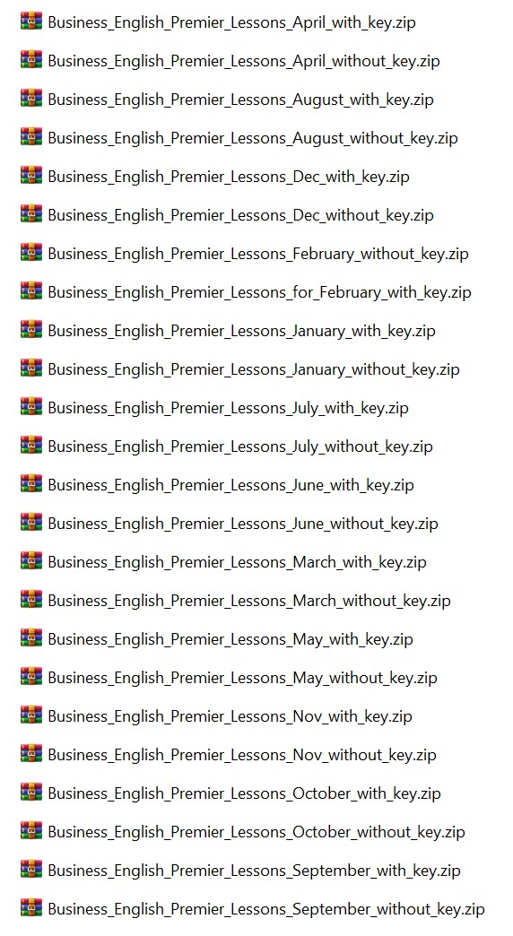 Sách Business English Premier Lessons (2019-2024)