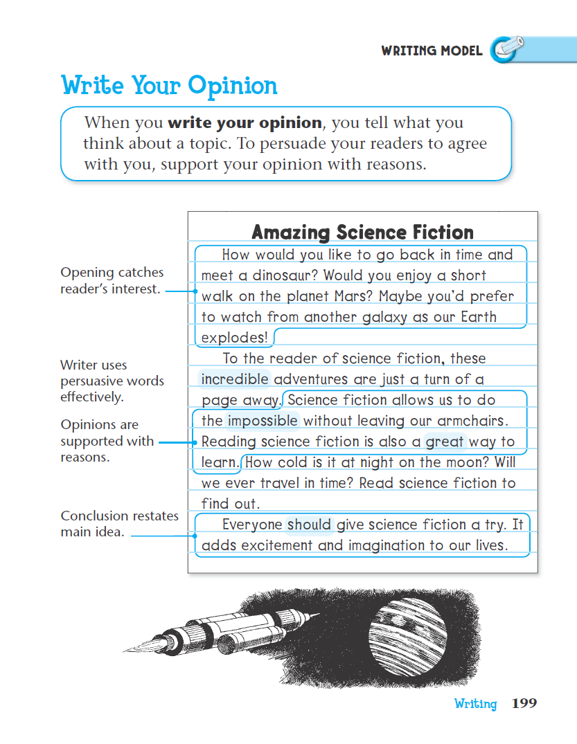 Sách The Grammar and Writing Book Grade 4 - Language Arts, Scott Foresman