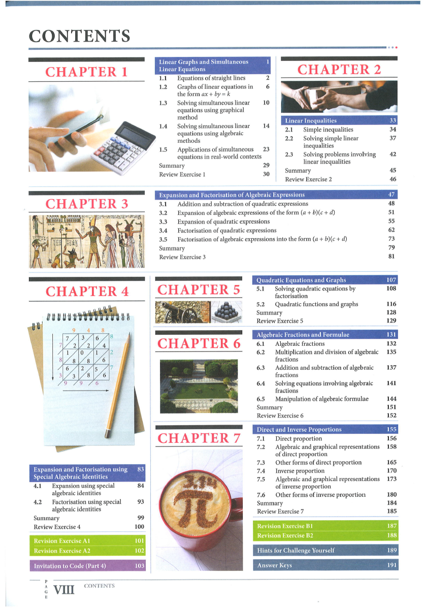 Sách Think! Mathematics Secondary 2A Textbook - 8th Edition