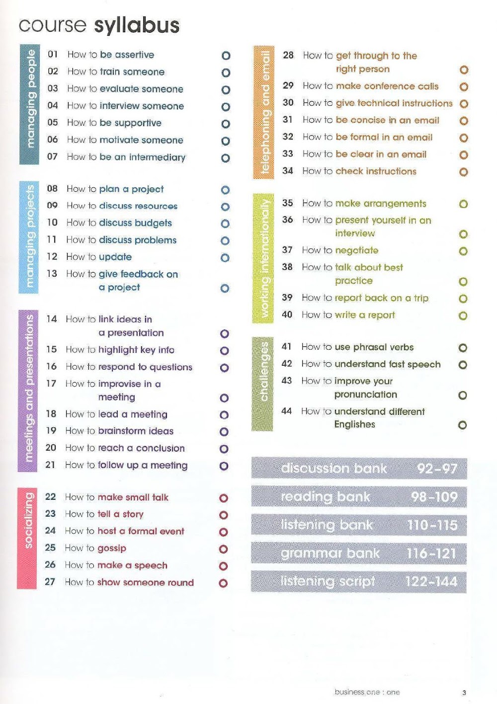 Sách Business One To One Student’s Book - Advanced, Oxford business english, Business one:one