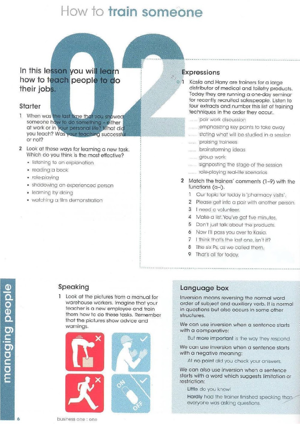 Sách Business One To One Student’s Book - Advanced, Oxford business english, Business one:one