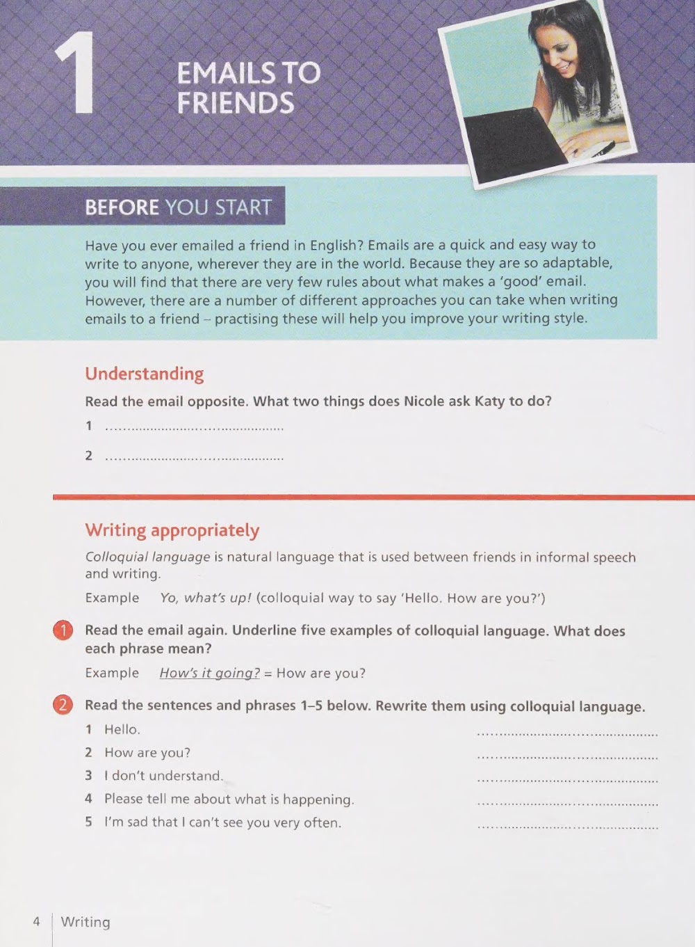 Sách Collins English For Life Writing B1+ Intermediate - Kirsten Campbell-Howes, Clare Dignall, Writing B1+