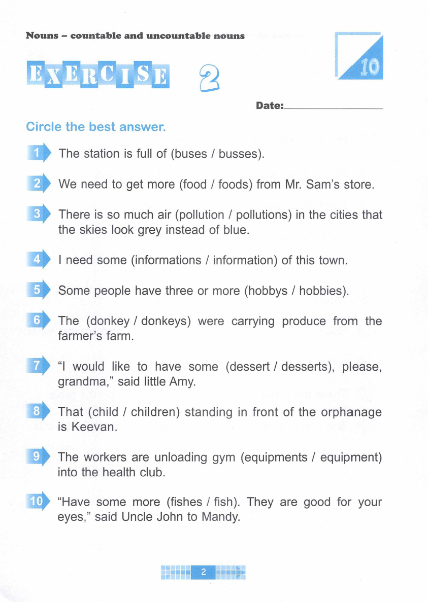 Sách Bài tập ngữ pháp tiếng Anh dành cho học sinh 2