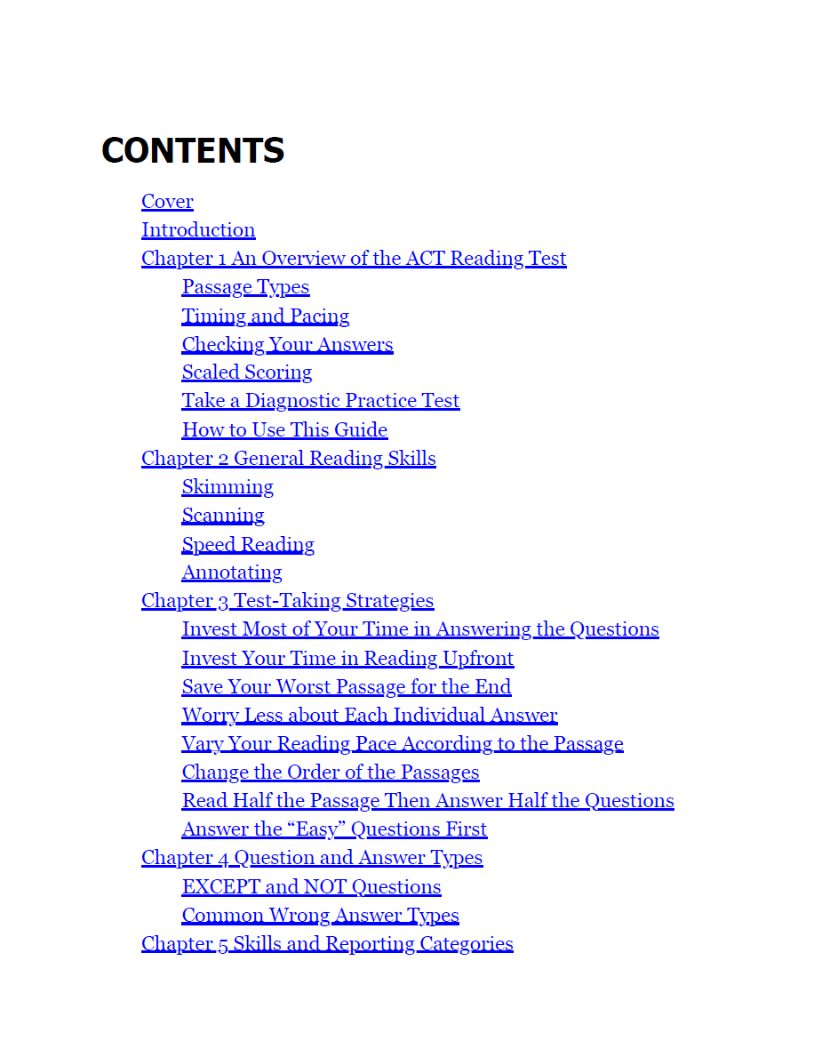 Sách The Official ACT Reading Guide - From The Makers Of The ACT