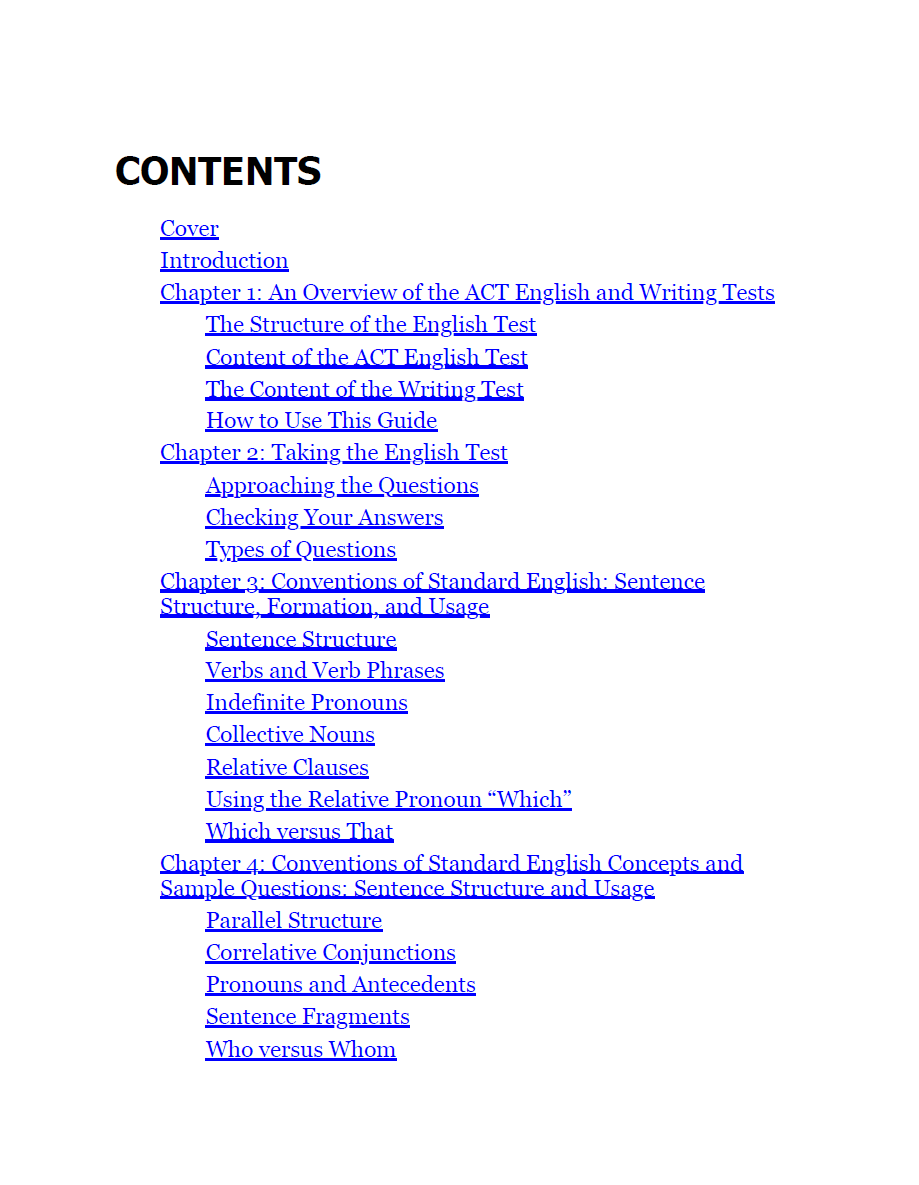 Sách The Official ACT English Guide - From The Makers Of The ACT