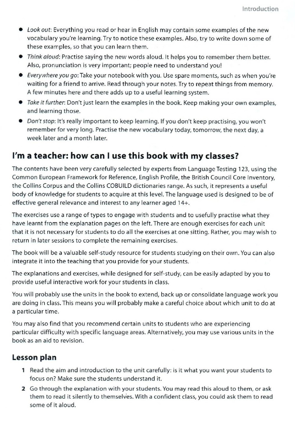 Sách Collins Work On Your Vocabulary Upper Intermediate B2