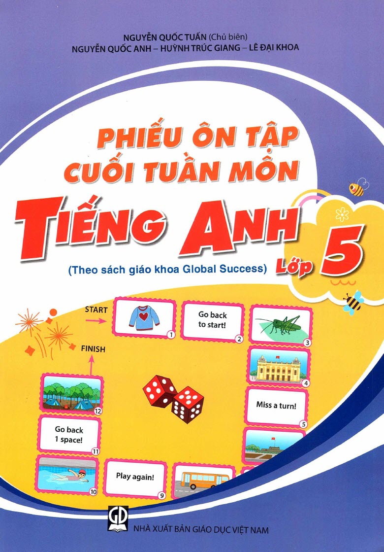 Sách Phiếu ôn tập cuối tuần môn tiếng Anh 5 Global Success 5