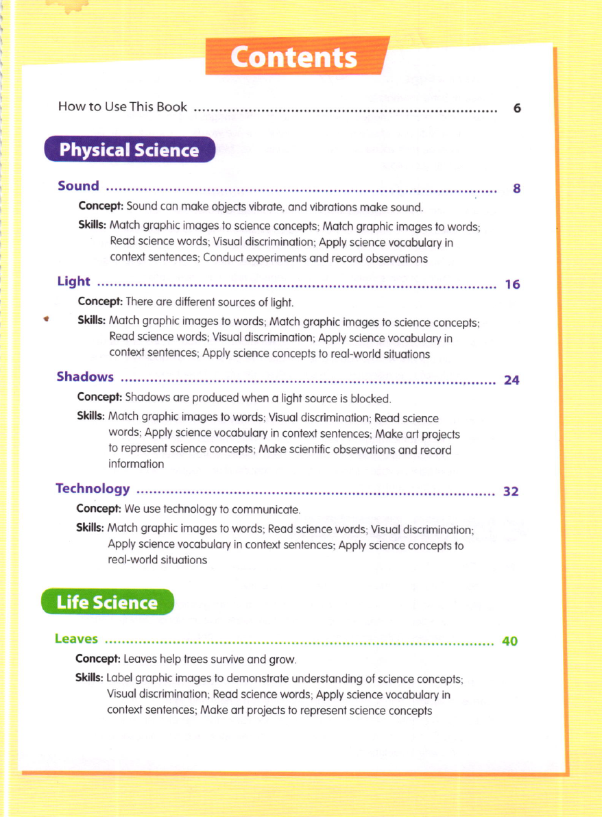 Sách Skill Sharpeners Science, Grade 1