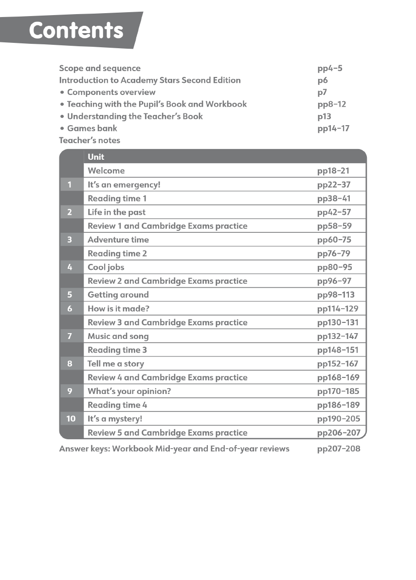 Sách Academy Stars 5 Second Edition Teacher’s Book + Resources, Tests, Dulce Alvarez