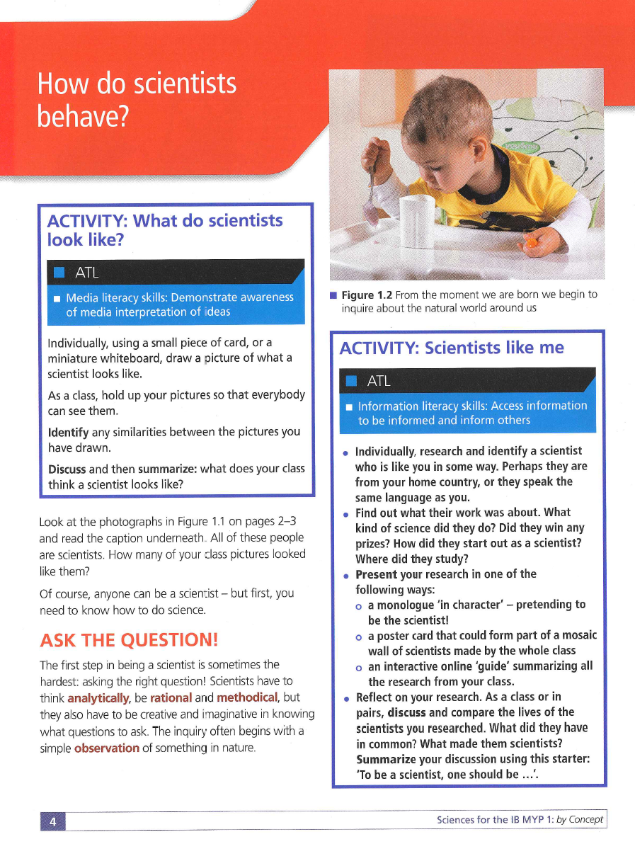 Sách MYP By Concept 1 MYP Science - Paul Morris, Patricia Deo