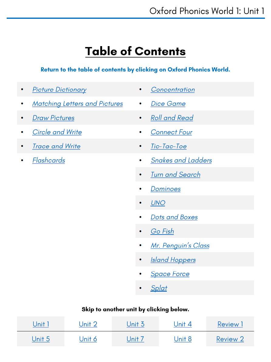 Sách Oxford Phonics World Worksheet 1 - 1000 Pages Off Course-aligned Worksheets And Games