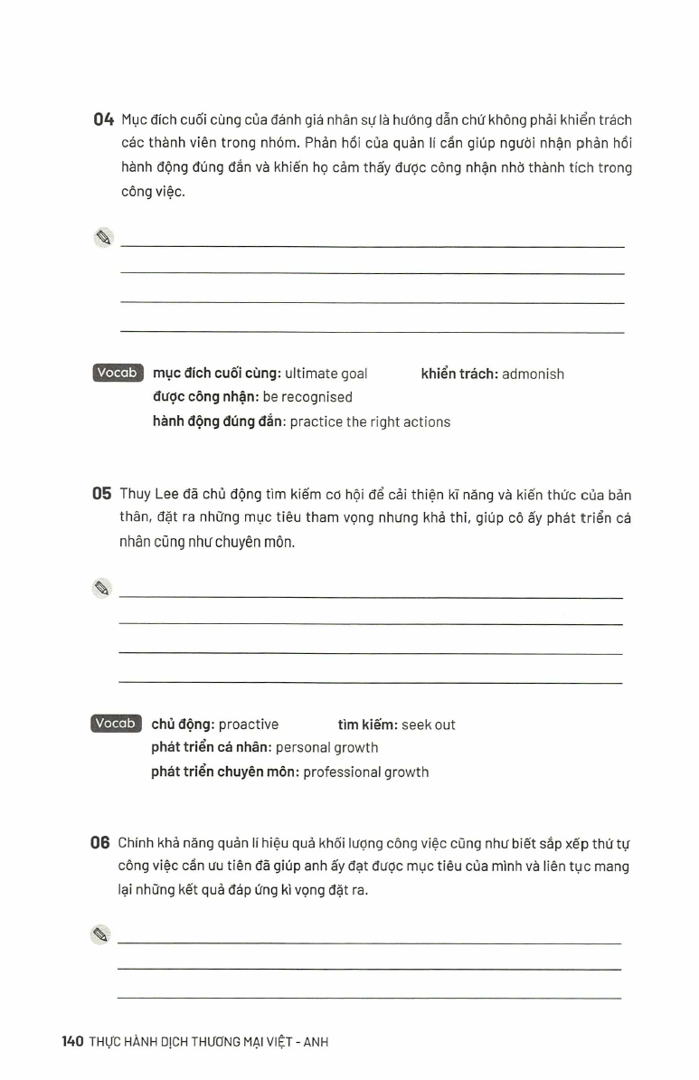 Sách Thực hành dịch thương nghiệp Việt Anh