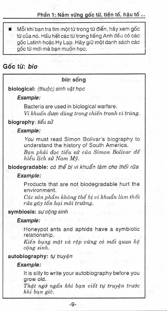 Sách Phương pháp mở rộng vốn từ tiếng Anh