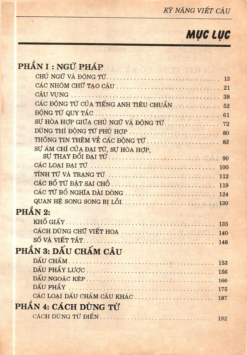 Sách Kỹ năng viết câu - Sentence Skills A book for writers