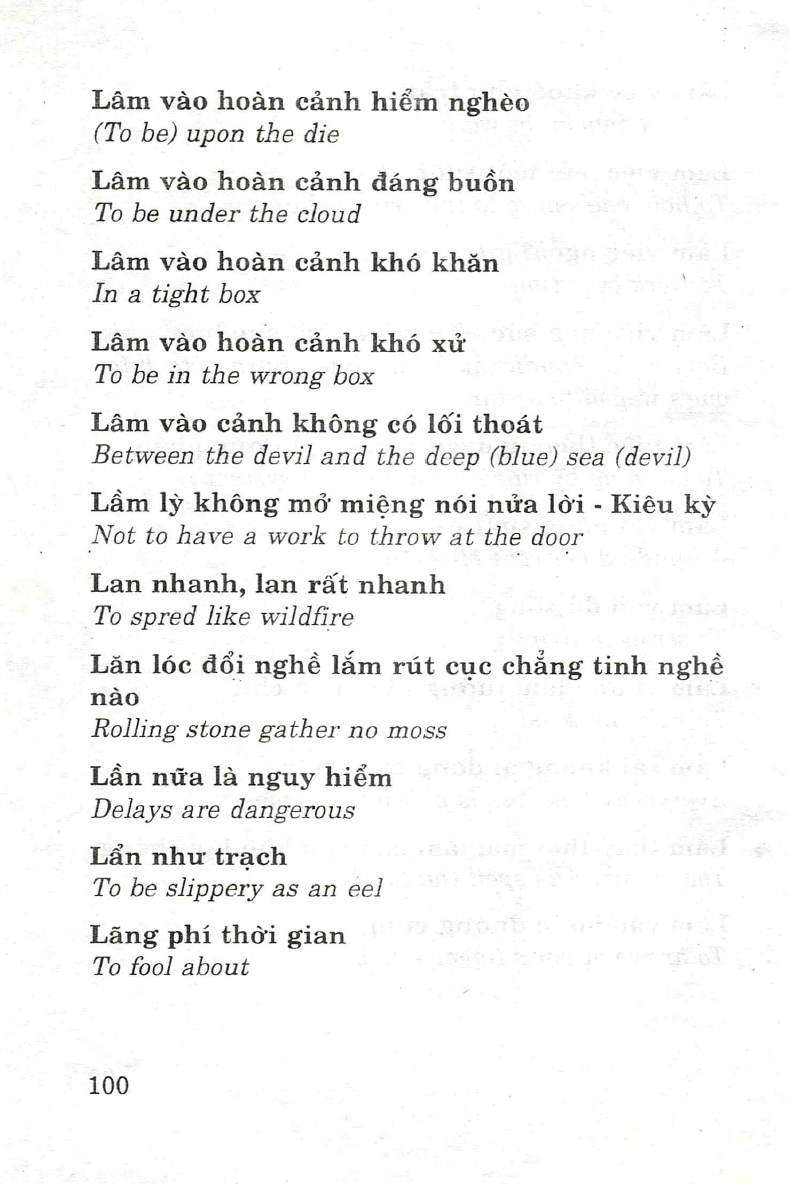 Sách Tục ngữ, thành ngữ Việt Anh Anh Việt thường sử dụng