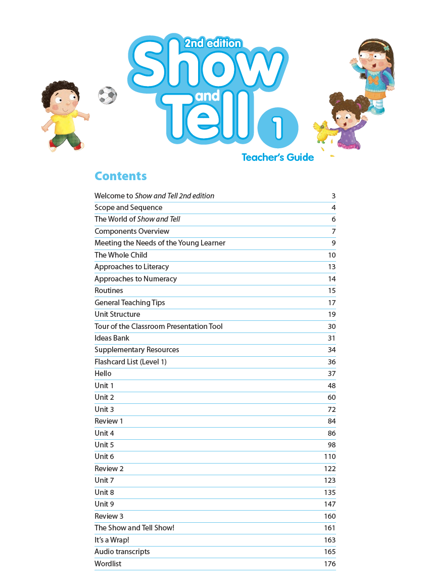 Sách Show And Tell 1 - 2nd Edition Teacher’s Guide Level 1