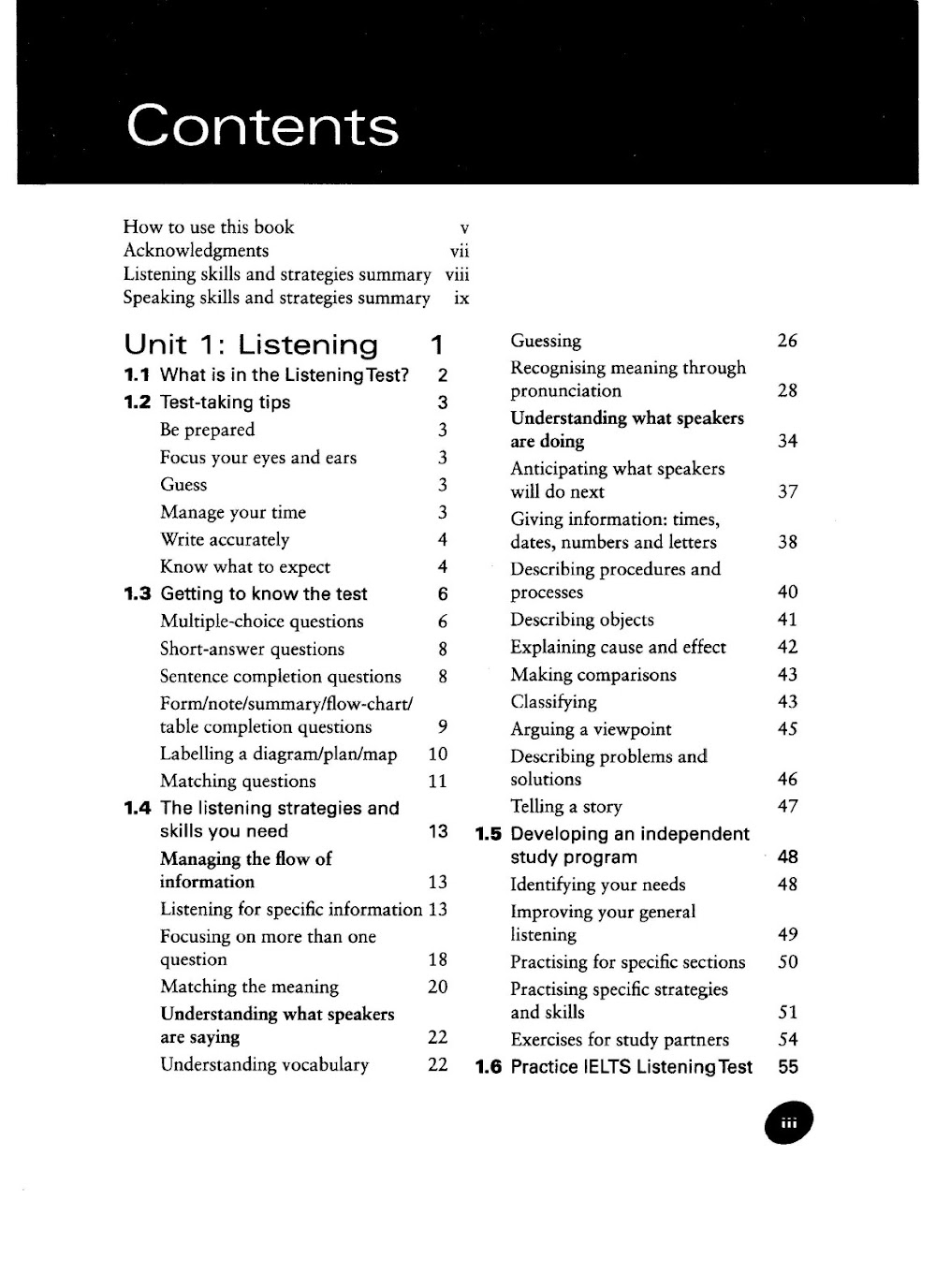 Sách Focusing On Ielts Listening And Speaking Skills With Answerkey - Second Edition