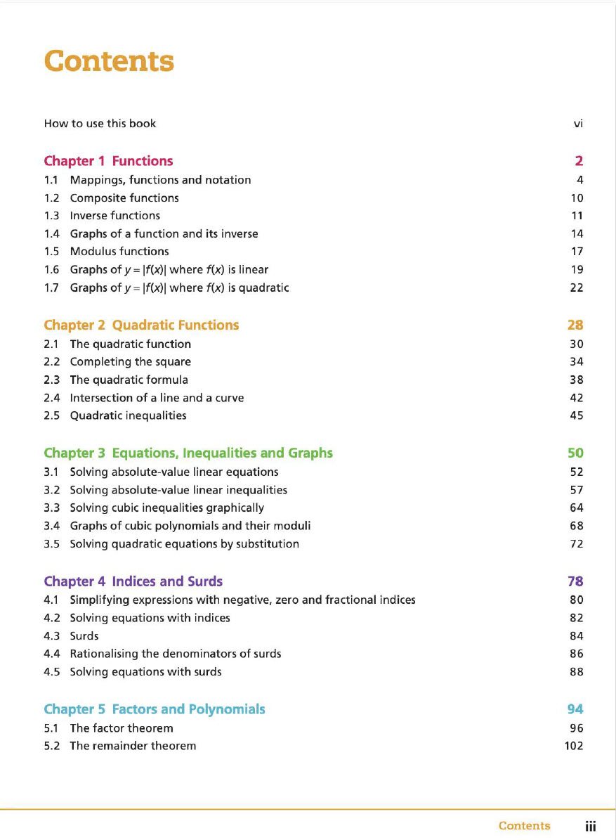 Sách Cambridge IGCSE Additional Maths Collins Also For Cambridge O Level
