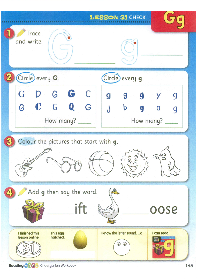 Sách 200 Essential Reading K - ABC Reading Eggs, Skills For Kindergarten Book 2