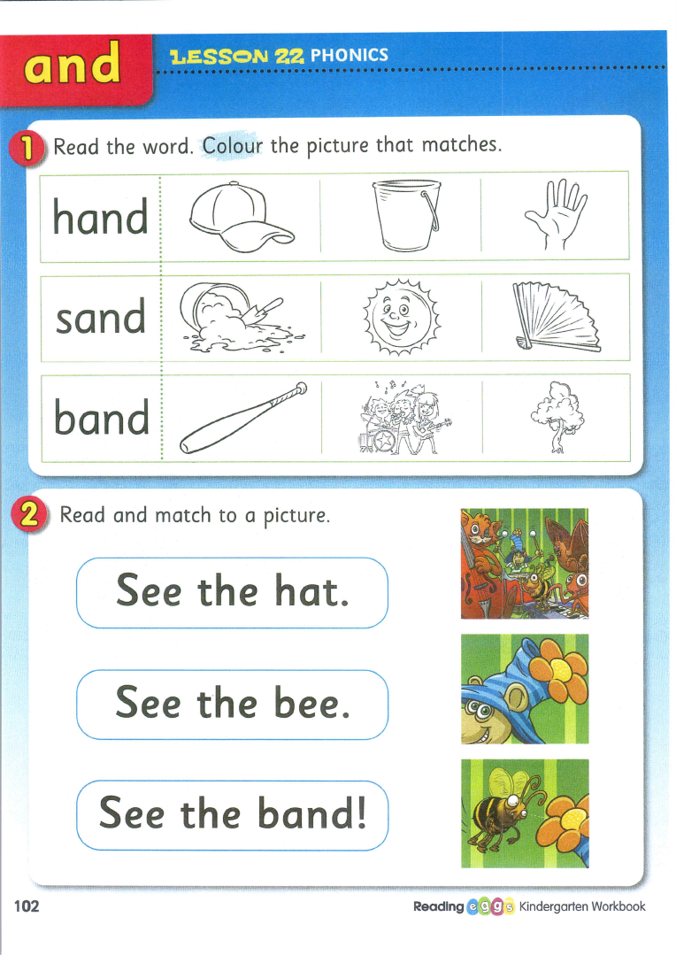 Sách 200 Essential Reading K - ABC Reading Eggs, Skills For Kindergarten Book 2