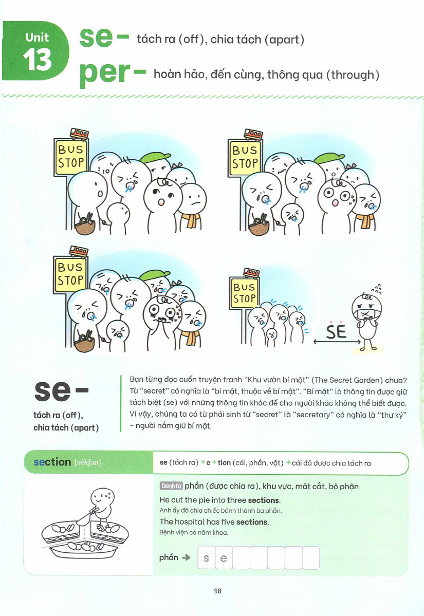 Sách Chinh phục gốc từ tiếng Anh bằng hình 