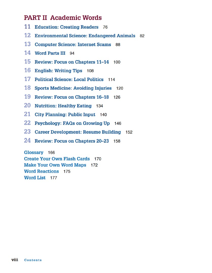 Sách Active Vocabulary General and Academic Words
